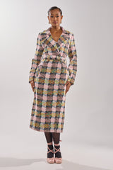 MAIN SQUEEZE TWEED TRENCH