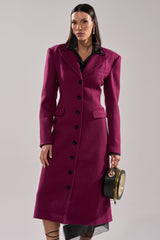SCARLETT LUXE TRENCH IN PURPLE
