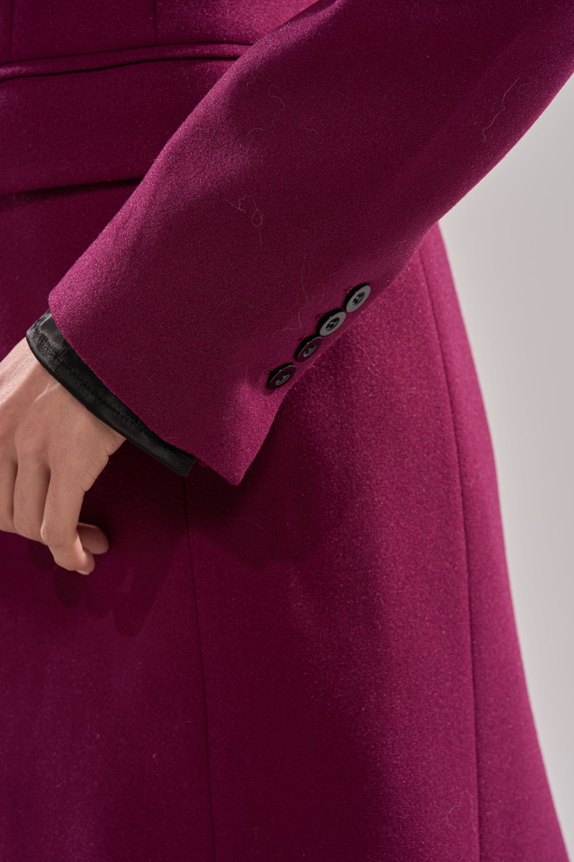 SCARLETT LUXE TRENCH IN PURPLE
