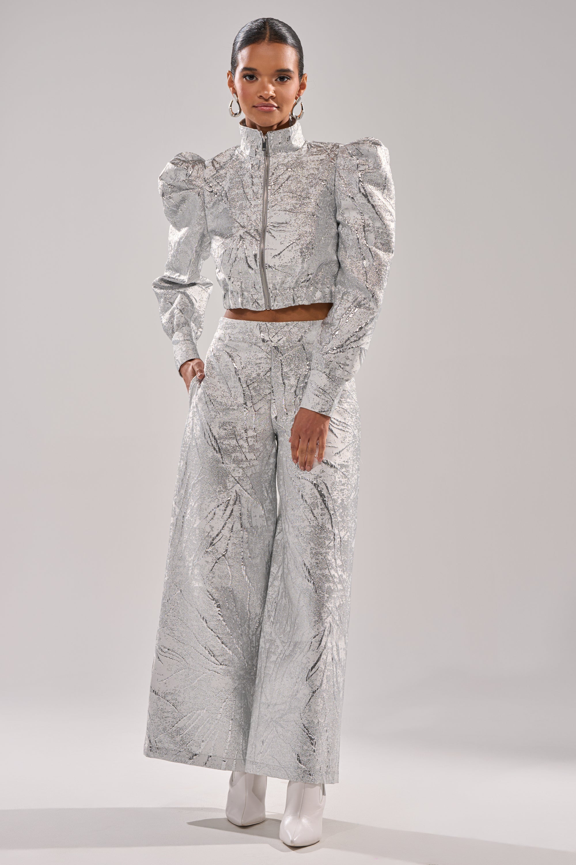 JUST LIKE THAT BROCADE BOMBER