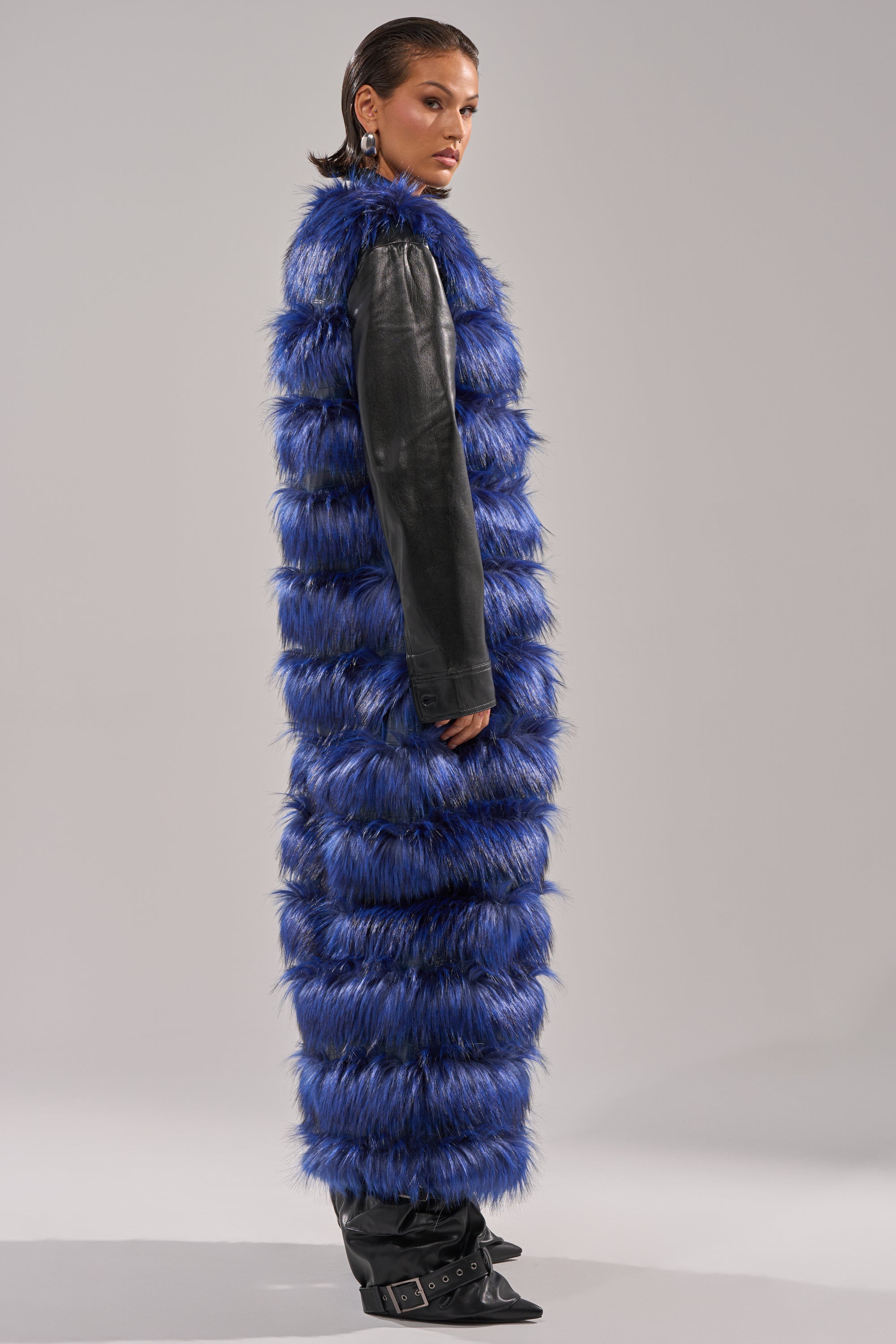 RIZZA PANELED FUR VEST