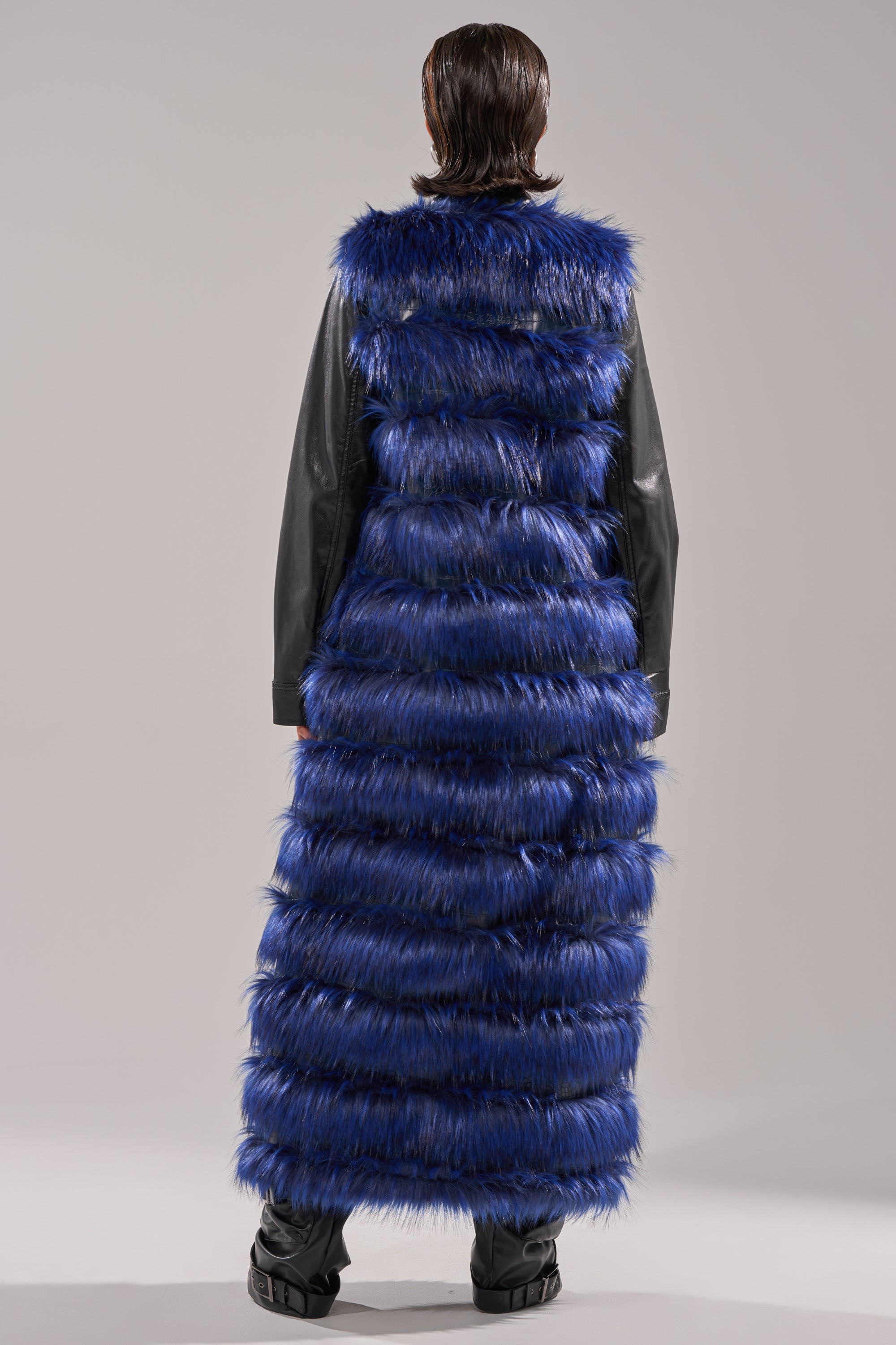 RIZZA PANELED FUR VEST
