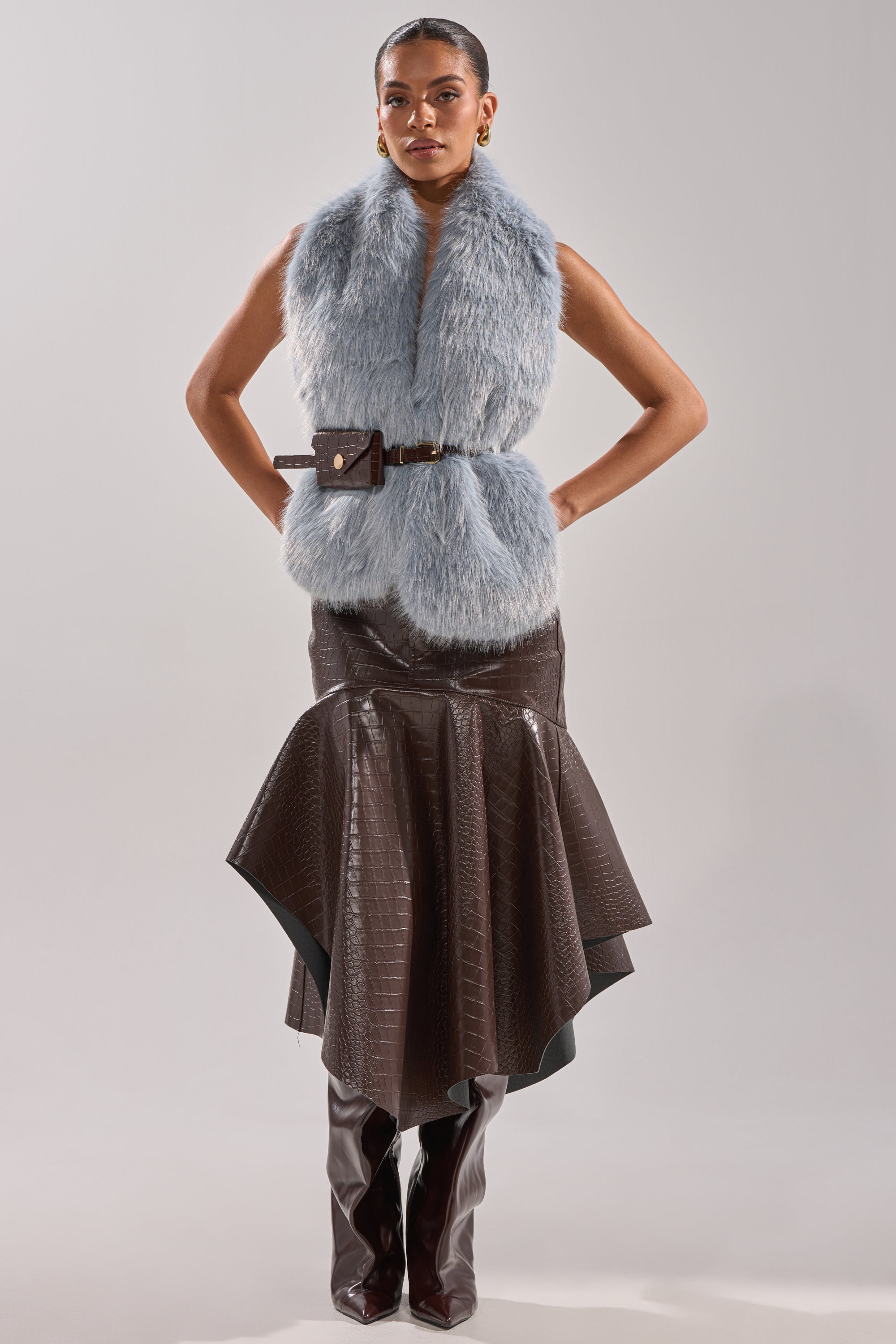 ITS GIVING FUR BLOUSE