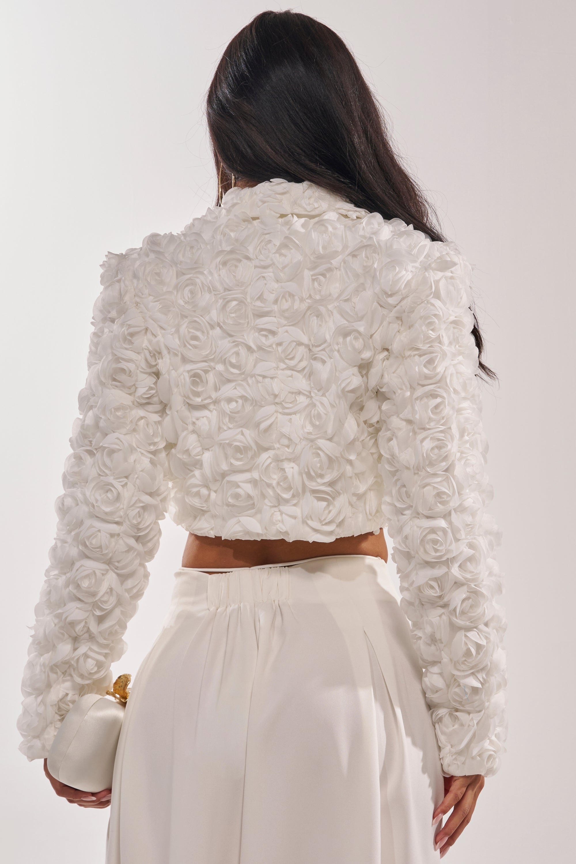 FAYE FLORAL APPLIQUE BLAZER