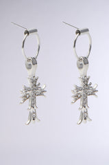 CROSS CHARM EARRING