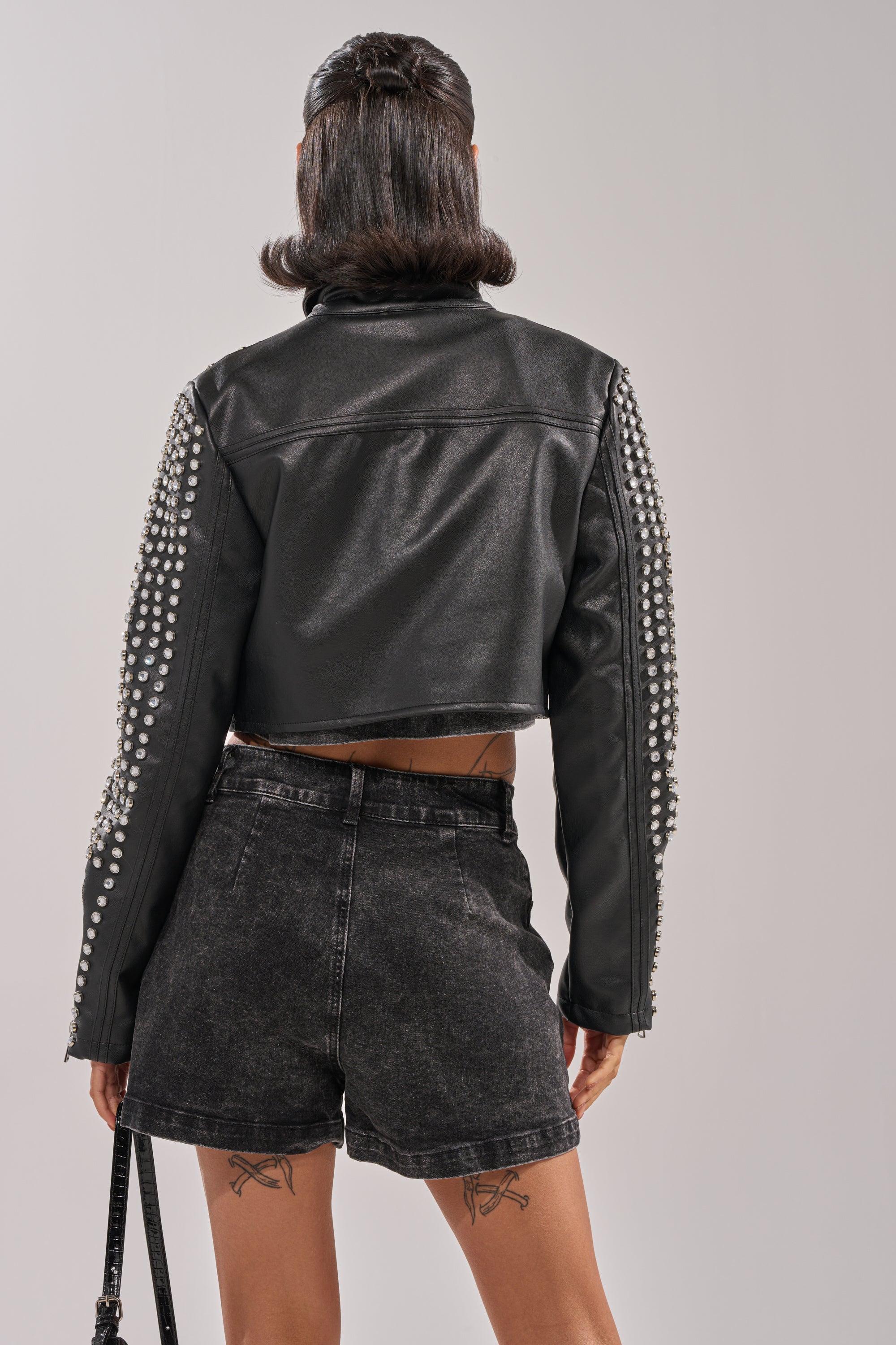 ASHTON RHINESTONE MOTO