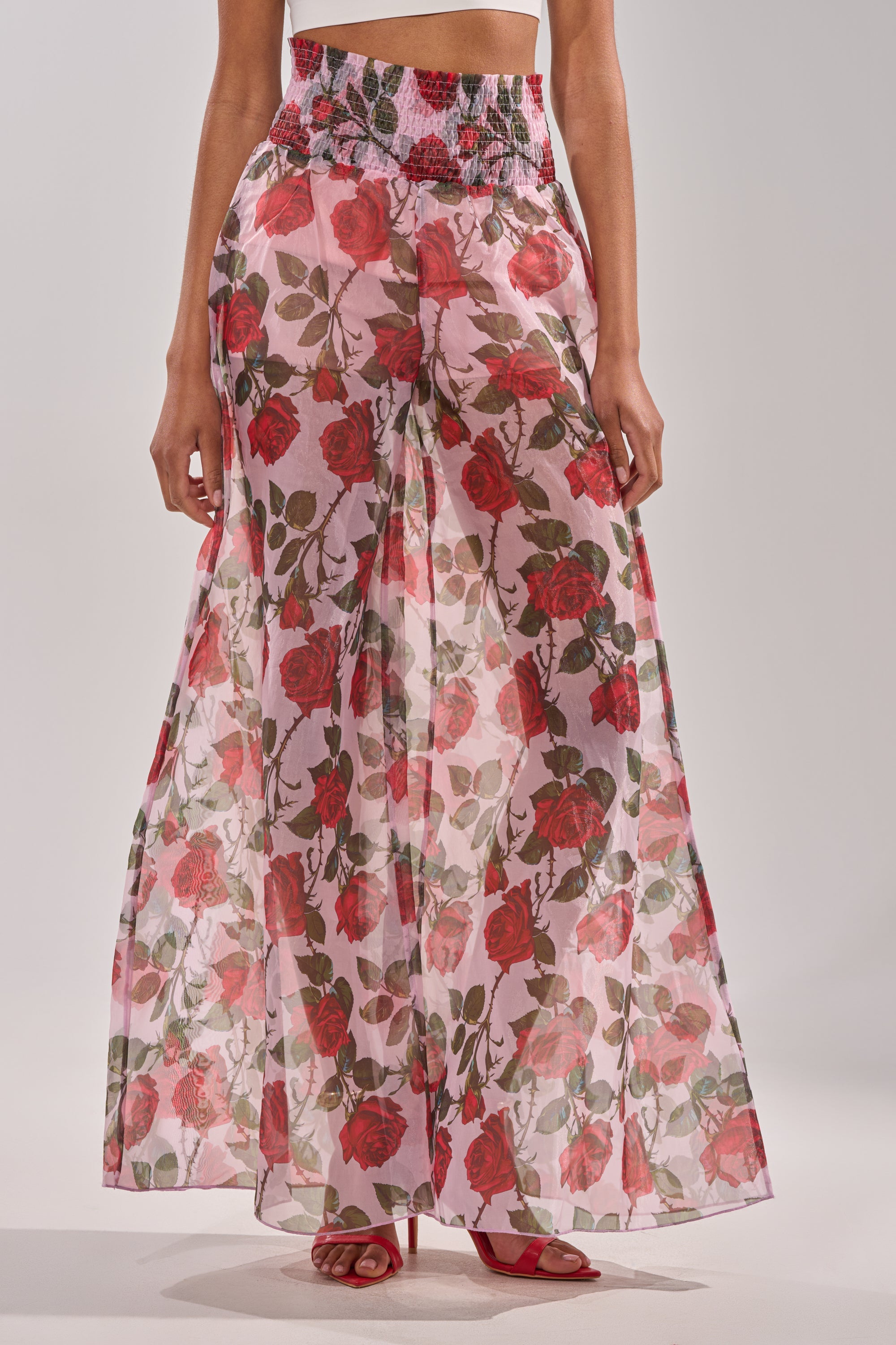 PRETTY GIRL FLORAL TROUSER