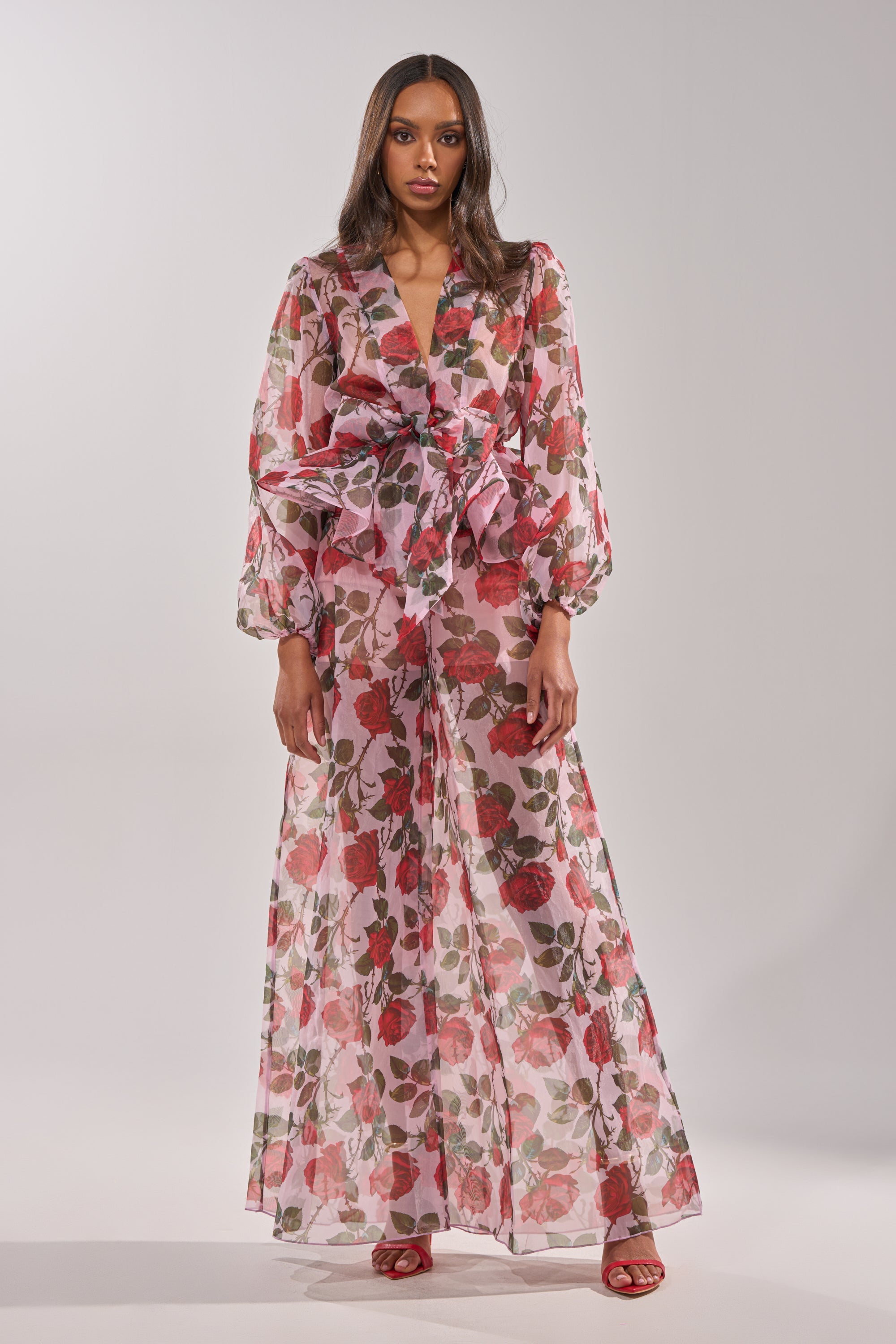 PRETTY GIRL FLORAL TROUSER