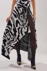 NATOMA FLORAL MAXI SKIRT