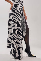 NATOMA FLORAL MAXI SKIRT