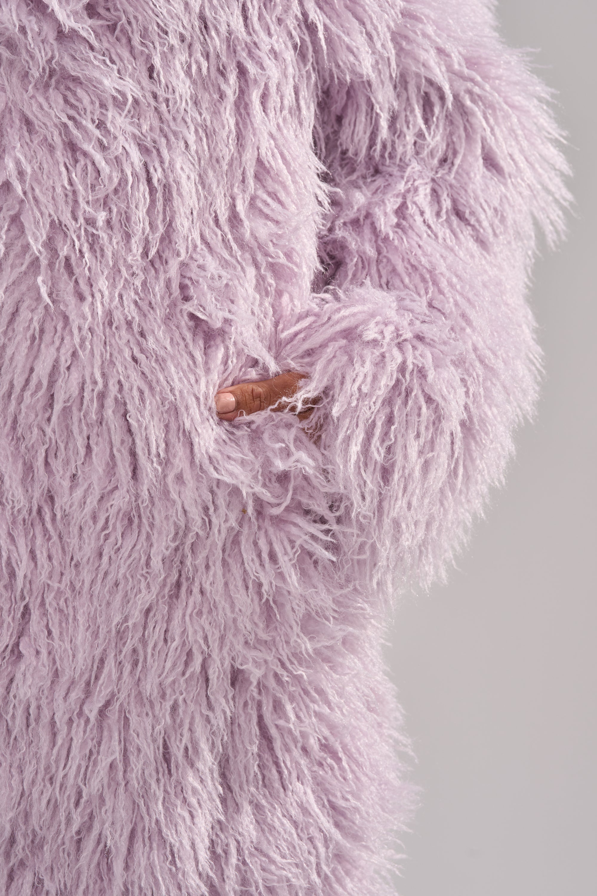 VIOLET SKIES FAUX FUR COAT