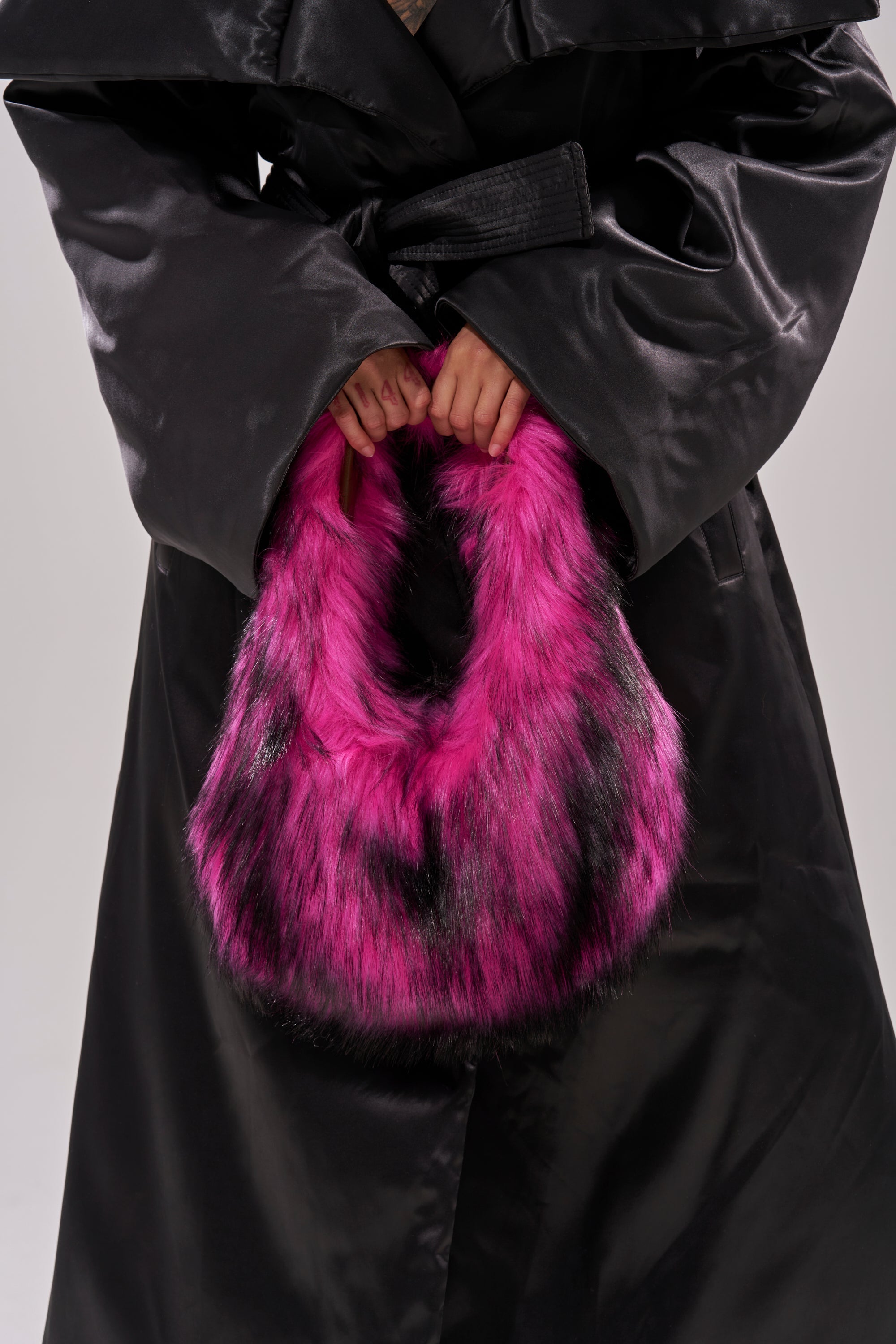 IN NYC FAUX FUR PURSE