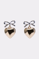 BIG HEART EARRING