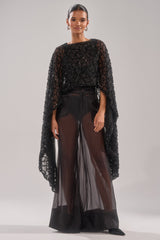 SHINE AWAY MESH BLOUSE
