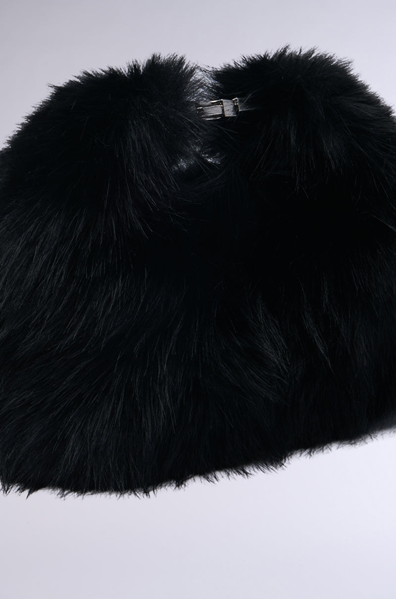 IM THE ONE MINI FUR PURSE