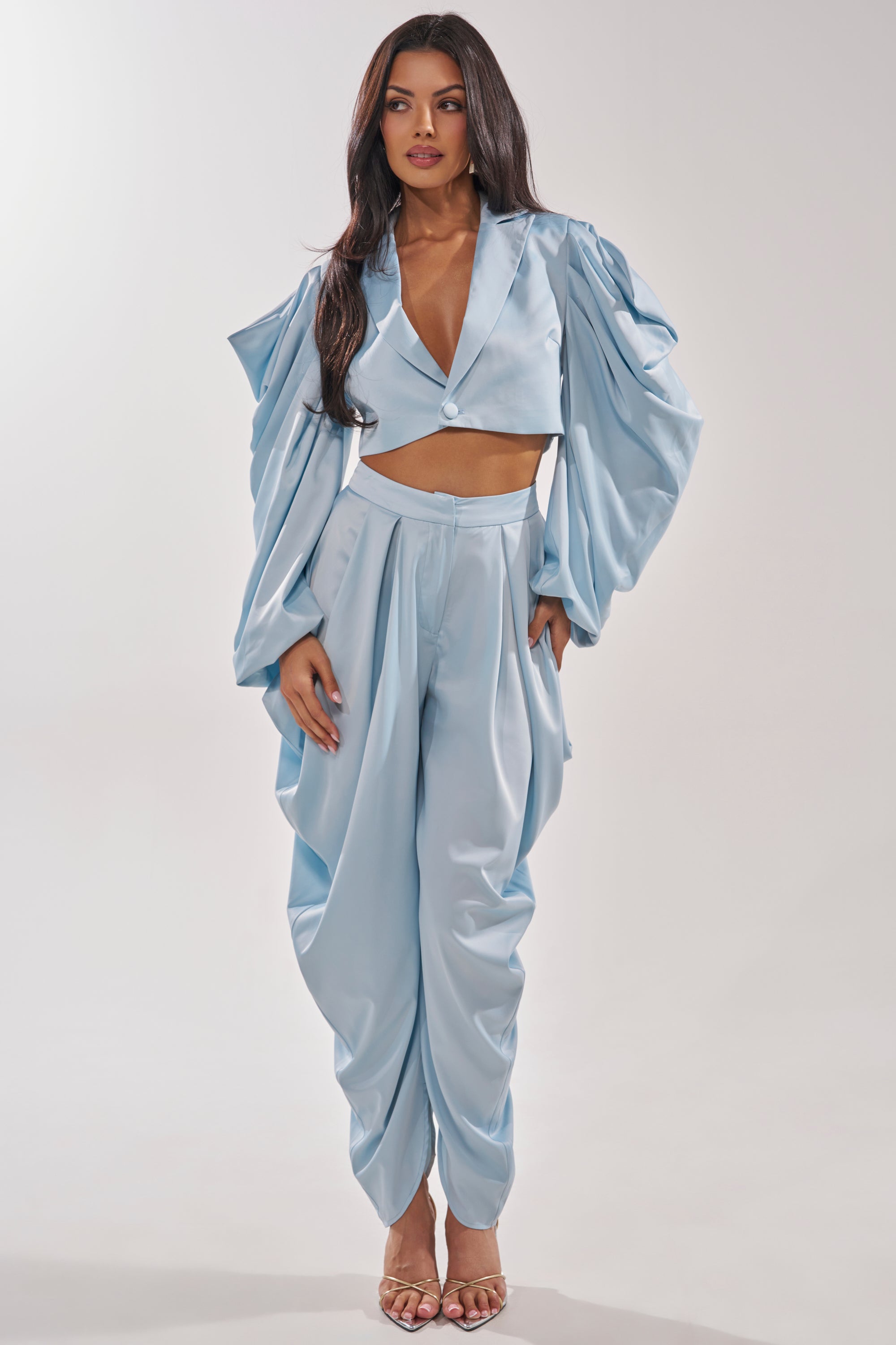 DRIP DRIP CROPPED BLAZER