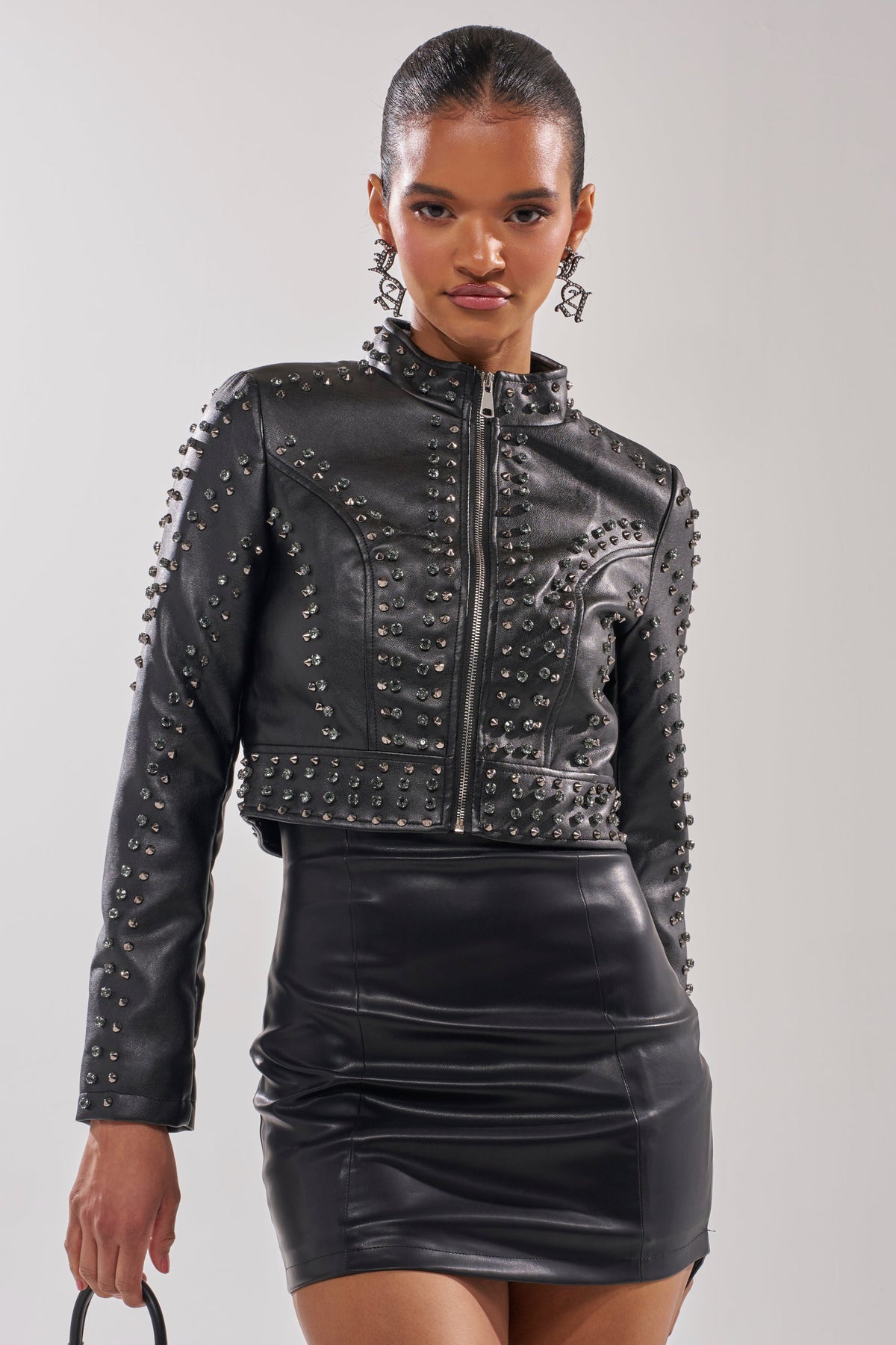 SYLVIE STUDDED MOTO