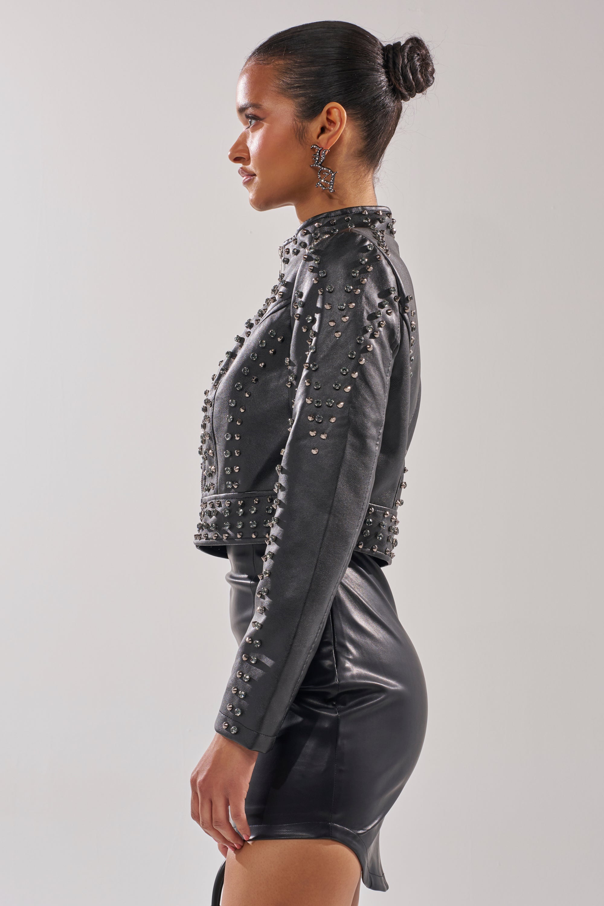 SYLVIE STUDDED MOTO