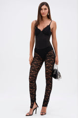 ACTING BRAND NEW LACE JUMPSUIT WITH CORSET BELT