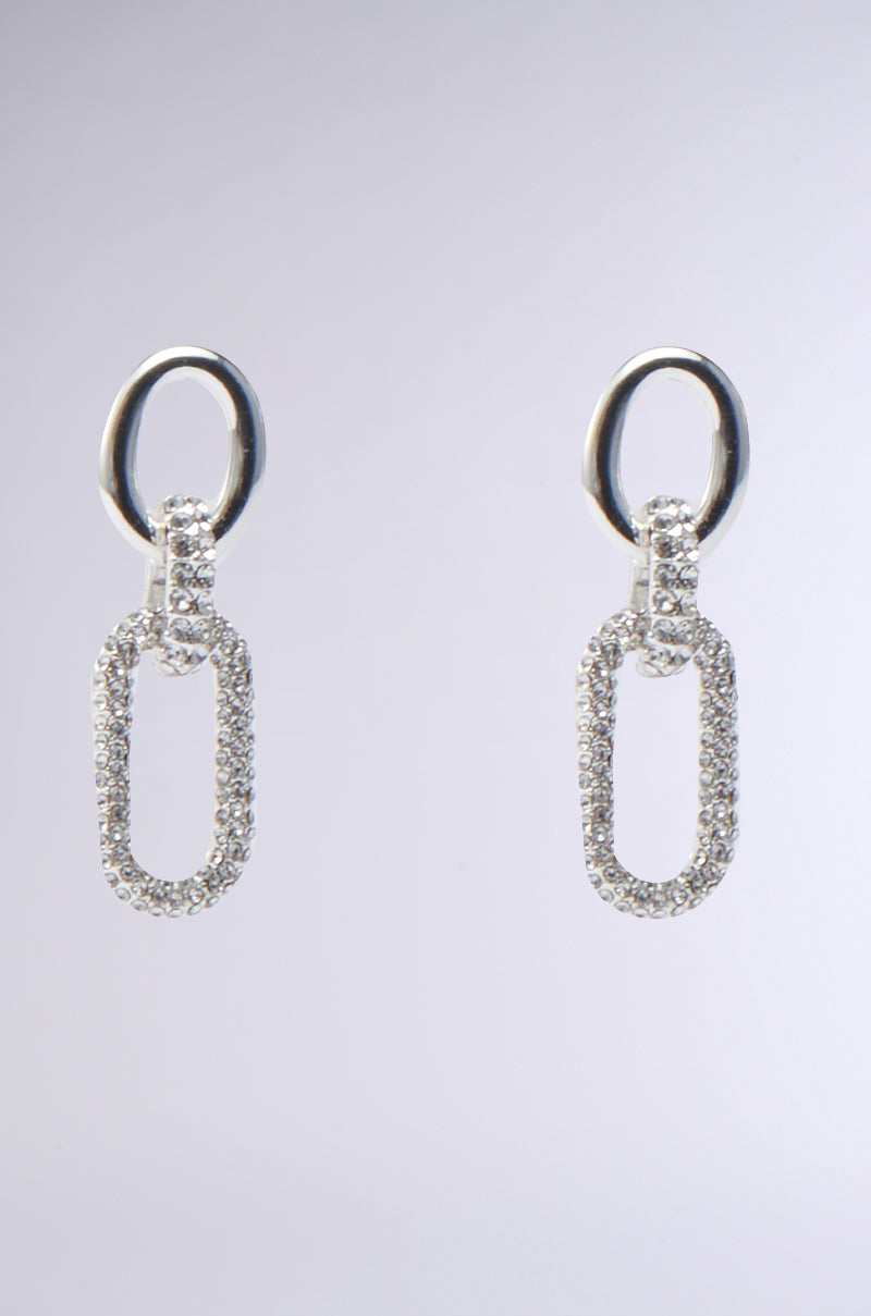PAVE DANGLE EARRING