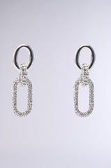 PAVE DANGLE EARRING