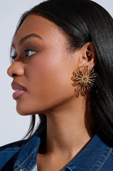 IN BLOOM GOLD EARRING