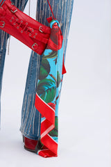 ROSEY VIBE SATIN SCARF