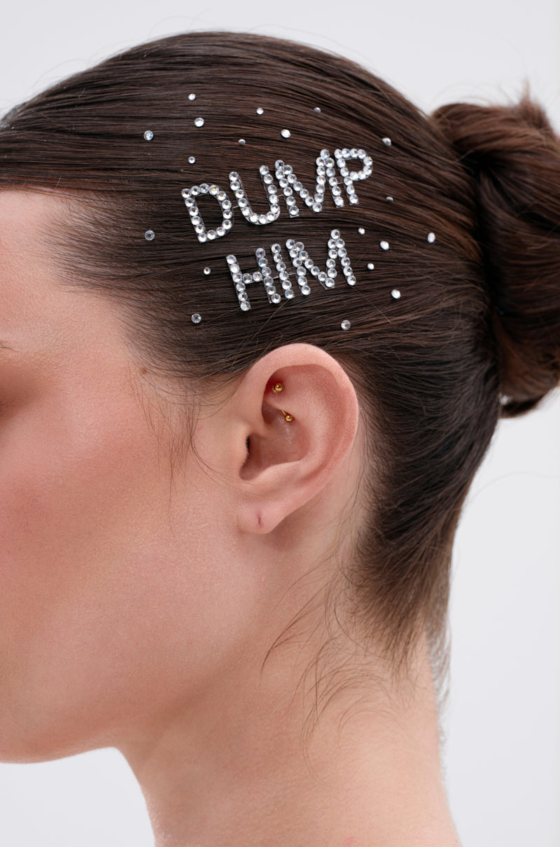 DUMP HIM HAIR GEMS