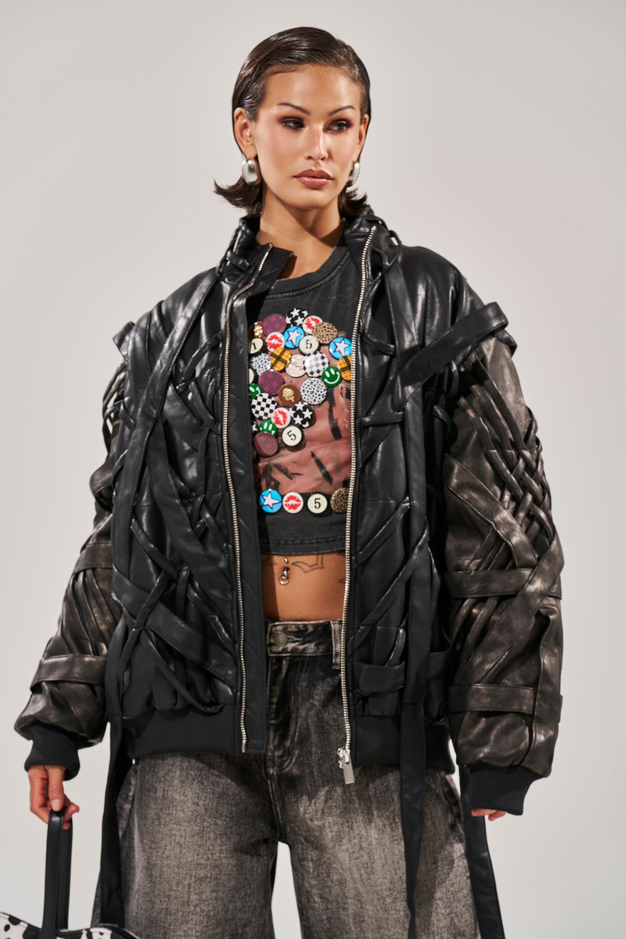 LOCKED IN STRAP BOMBER