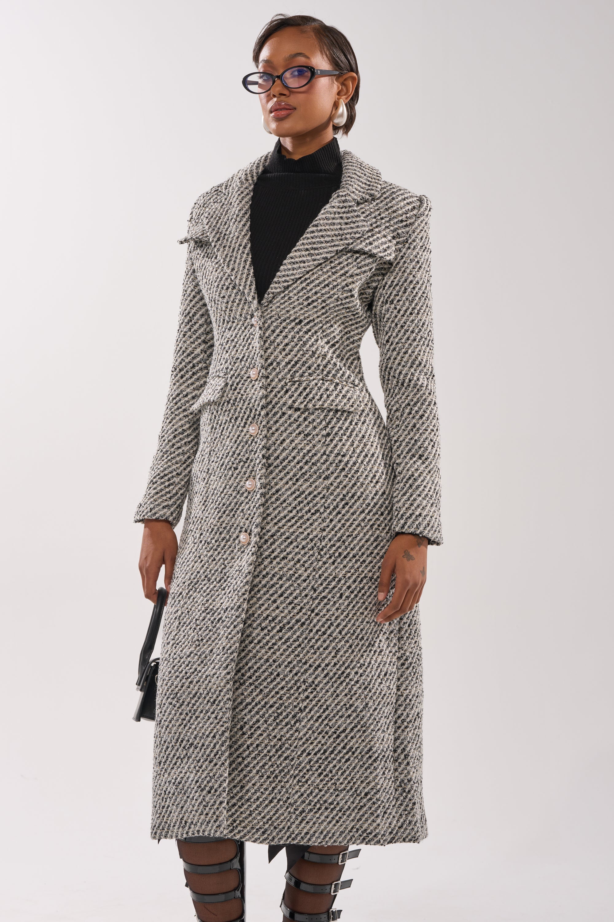 SEVILLE TWEED TRENCH
