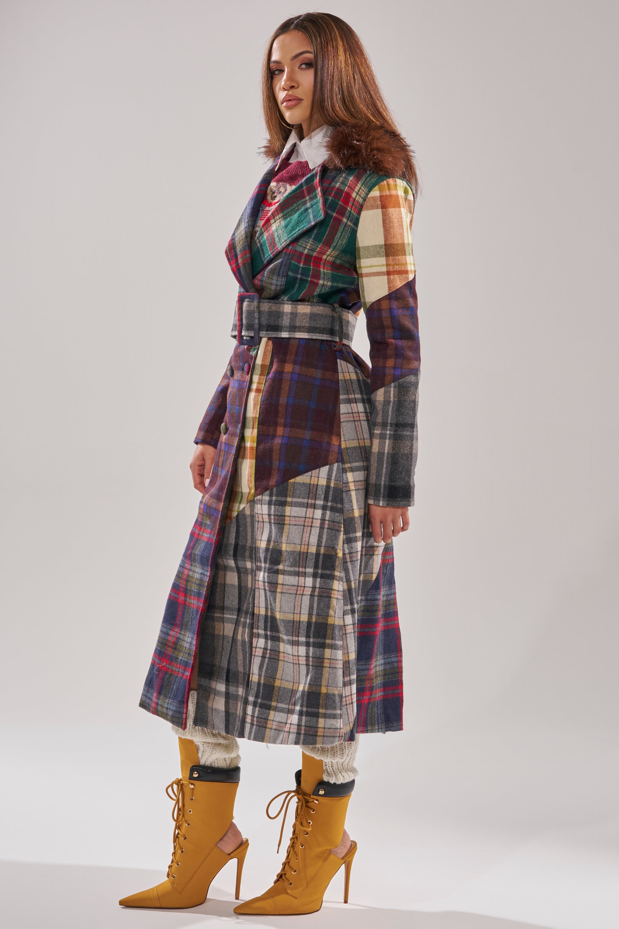 RILEY PATCHWORK TRENCH