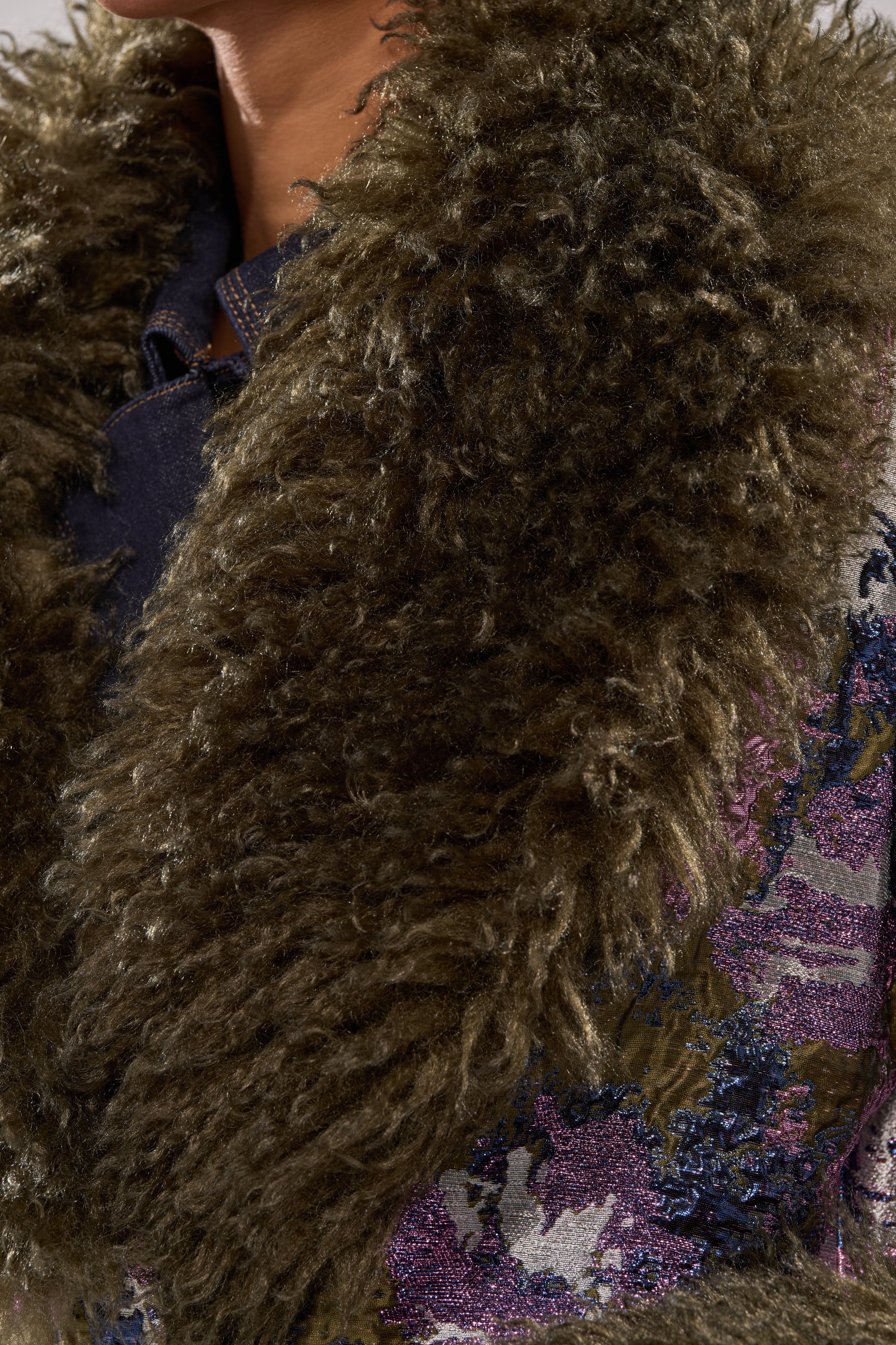GEORGINA BROCADE TRENCH