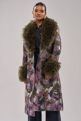 GEORGINA BROCADE TRENCH