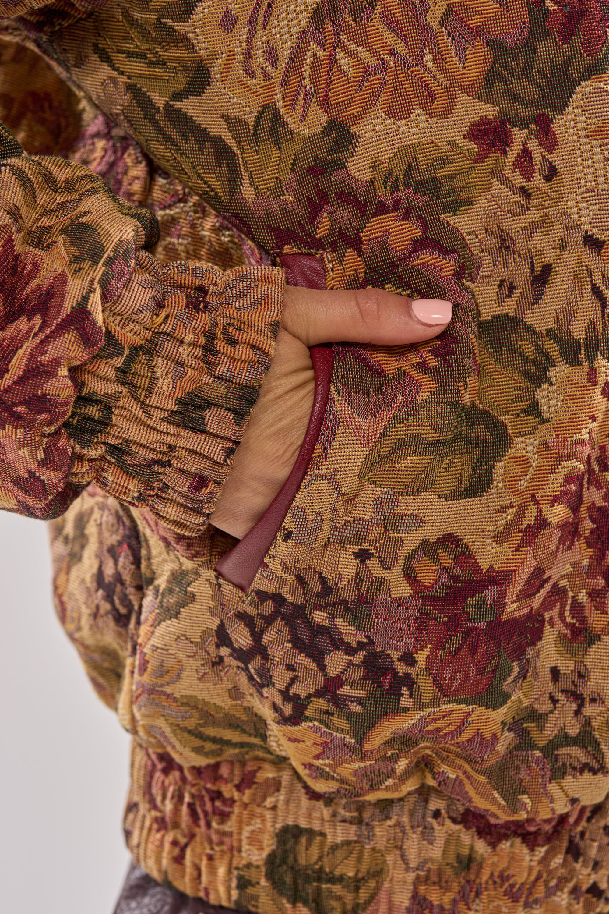 SLIDE ON ME TAPESTRY BOMBER