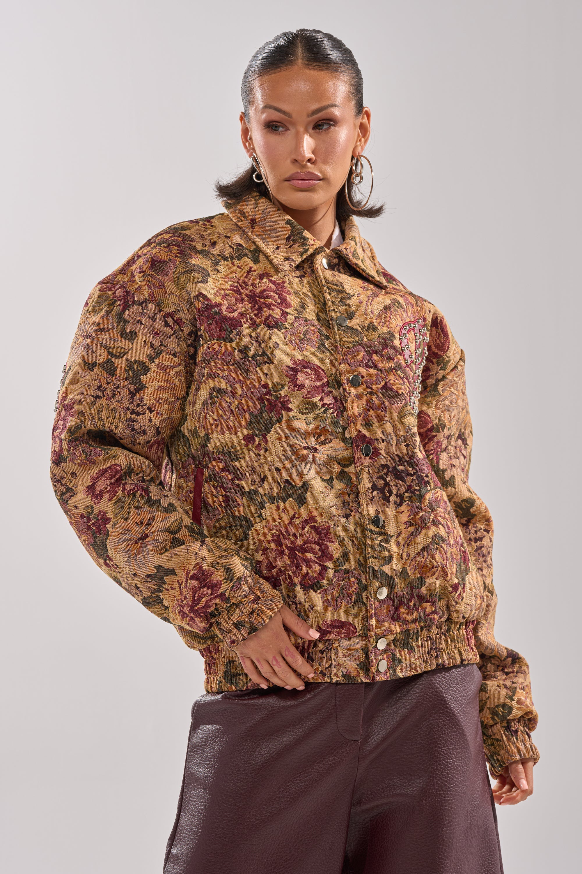 SLIDE ON ME TAPESTRY BOMBER