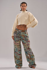 WILD PATCHWORK TROUSER