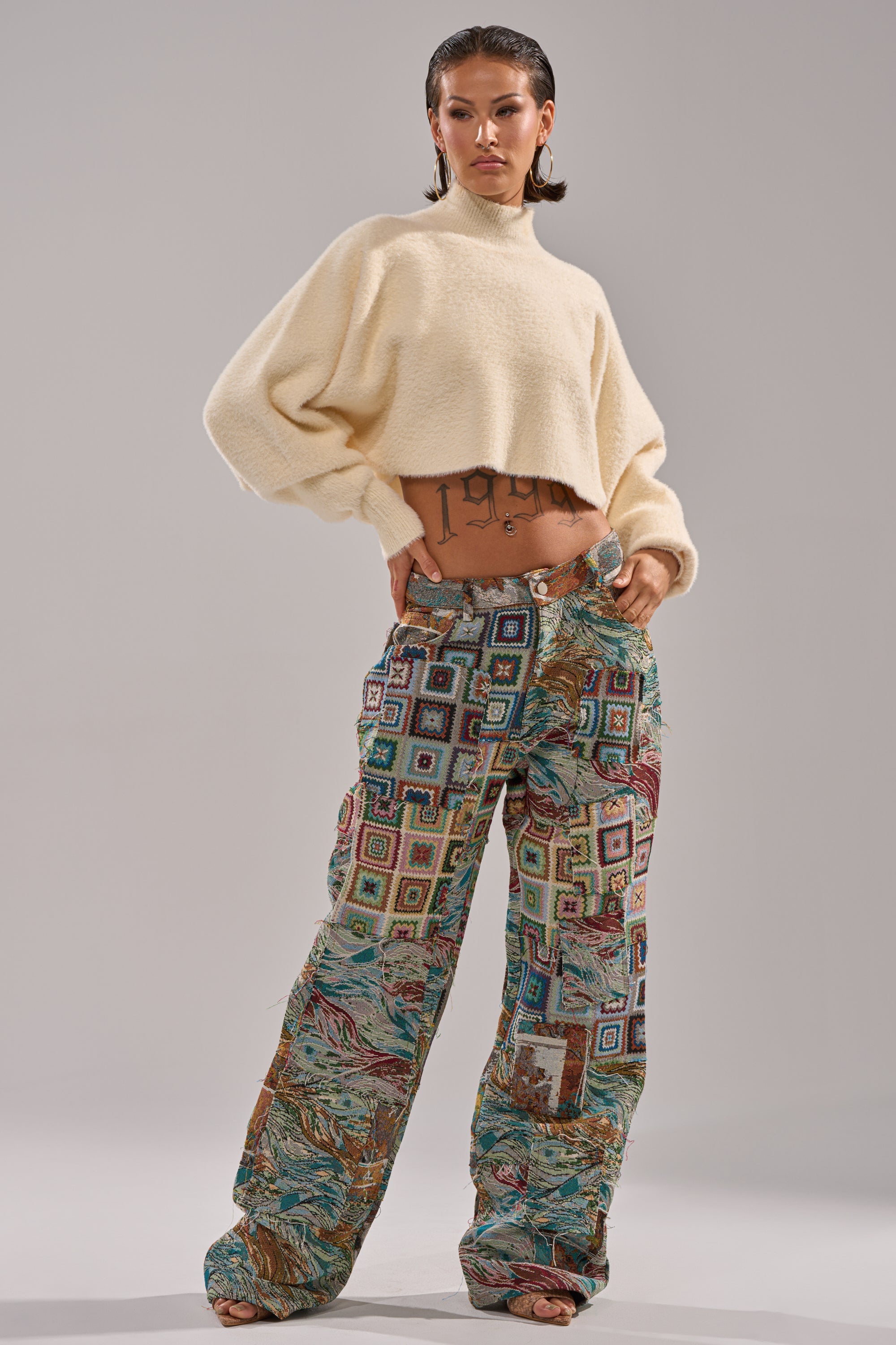 WILD PATCHWORK TROUSER