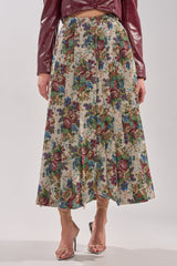 TIFFANY BROCADE MAXI SKIRT
