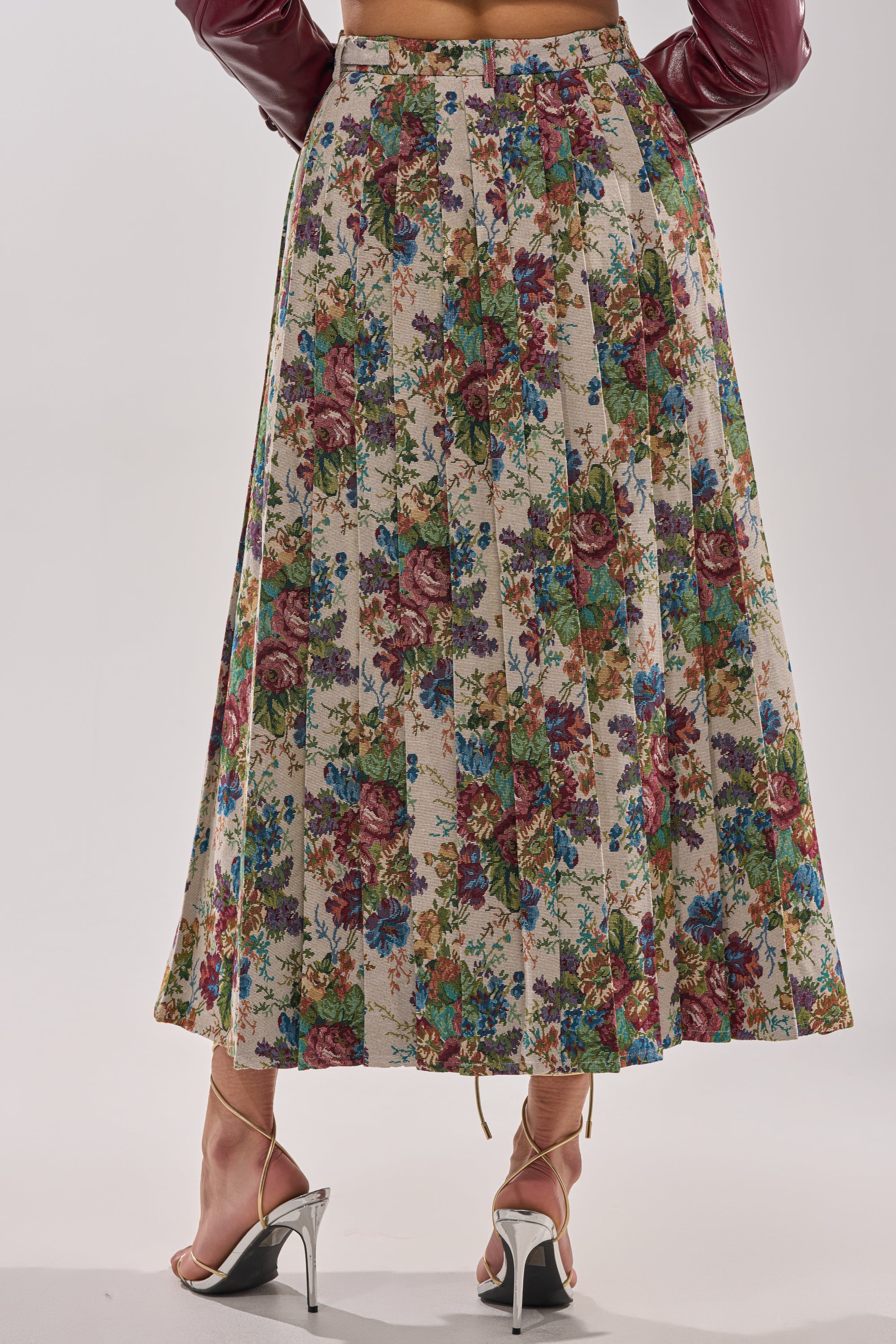 TIFFANY BROCADE MAXI SKIRT