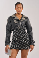 REINA EMBELLISHED MOTO
