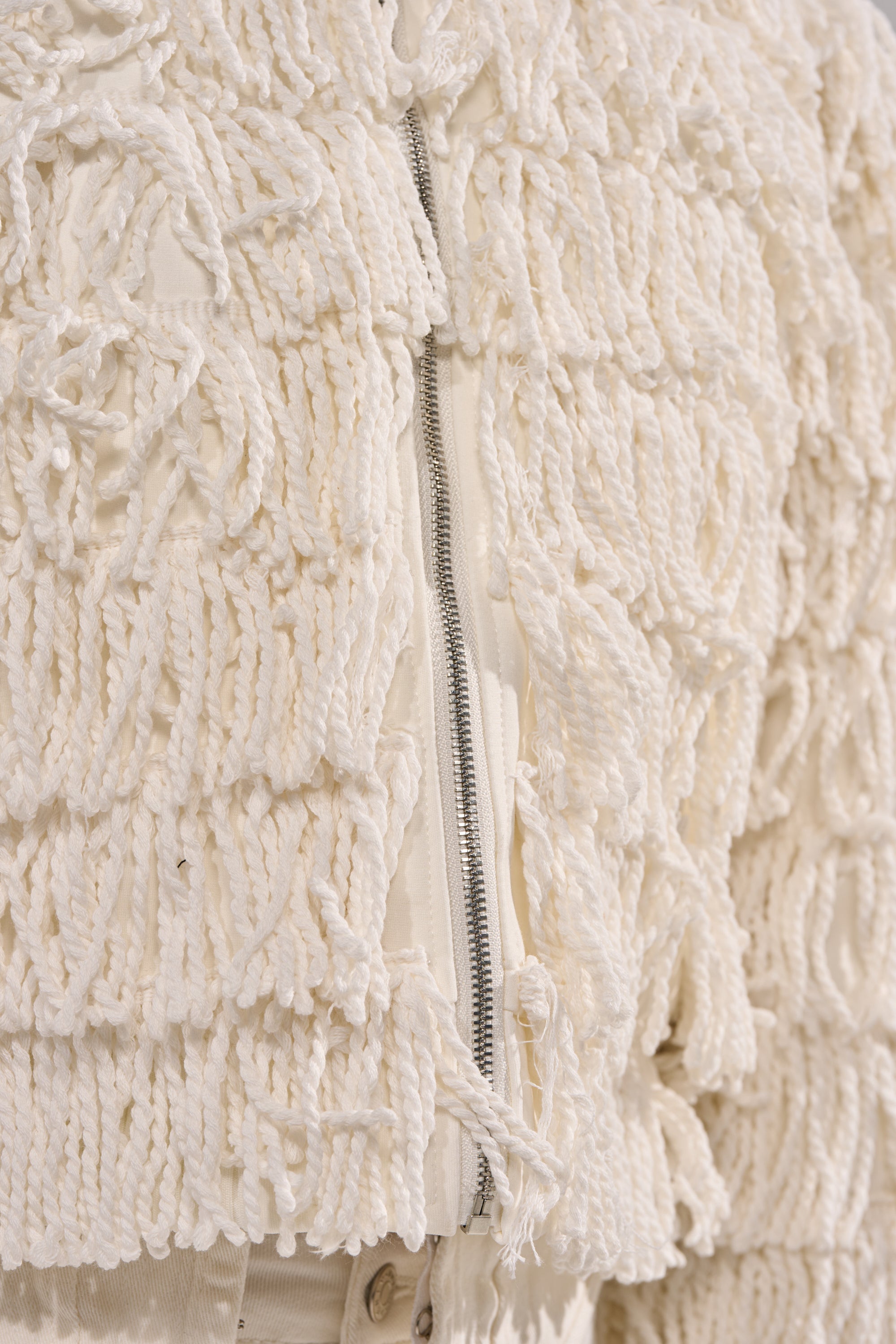 FREYA FRINGE BOMBER