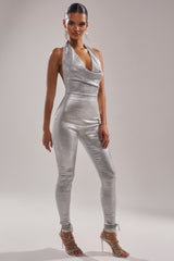 DANCE THE NIGHT AWAY RHINESTONE JUMPSUIT