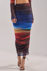 BOOM BOOM MESH MAXI SKIRT