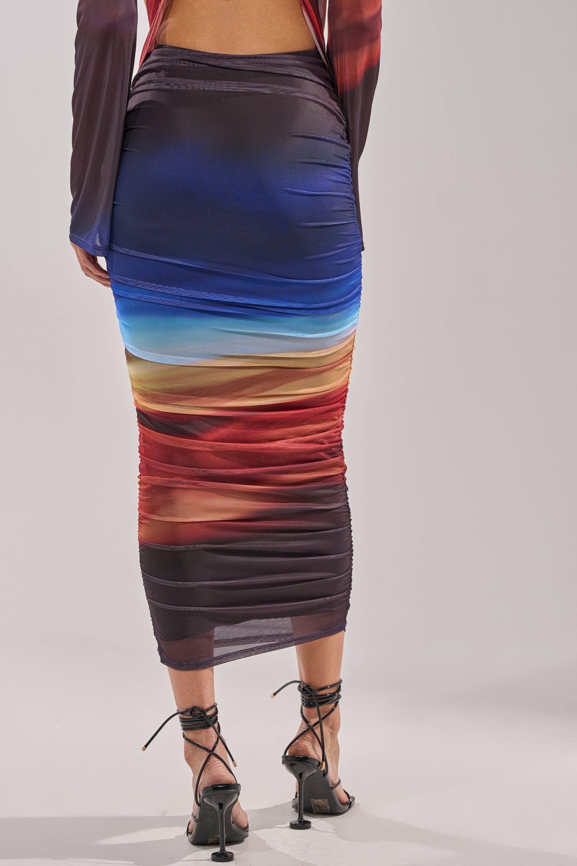 BOOM BOOM MESH MAXI SKIRT