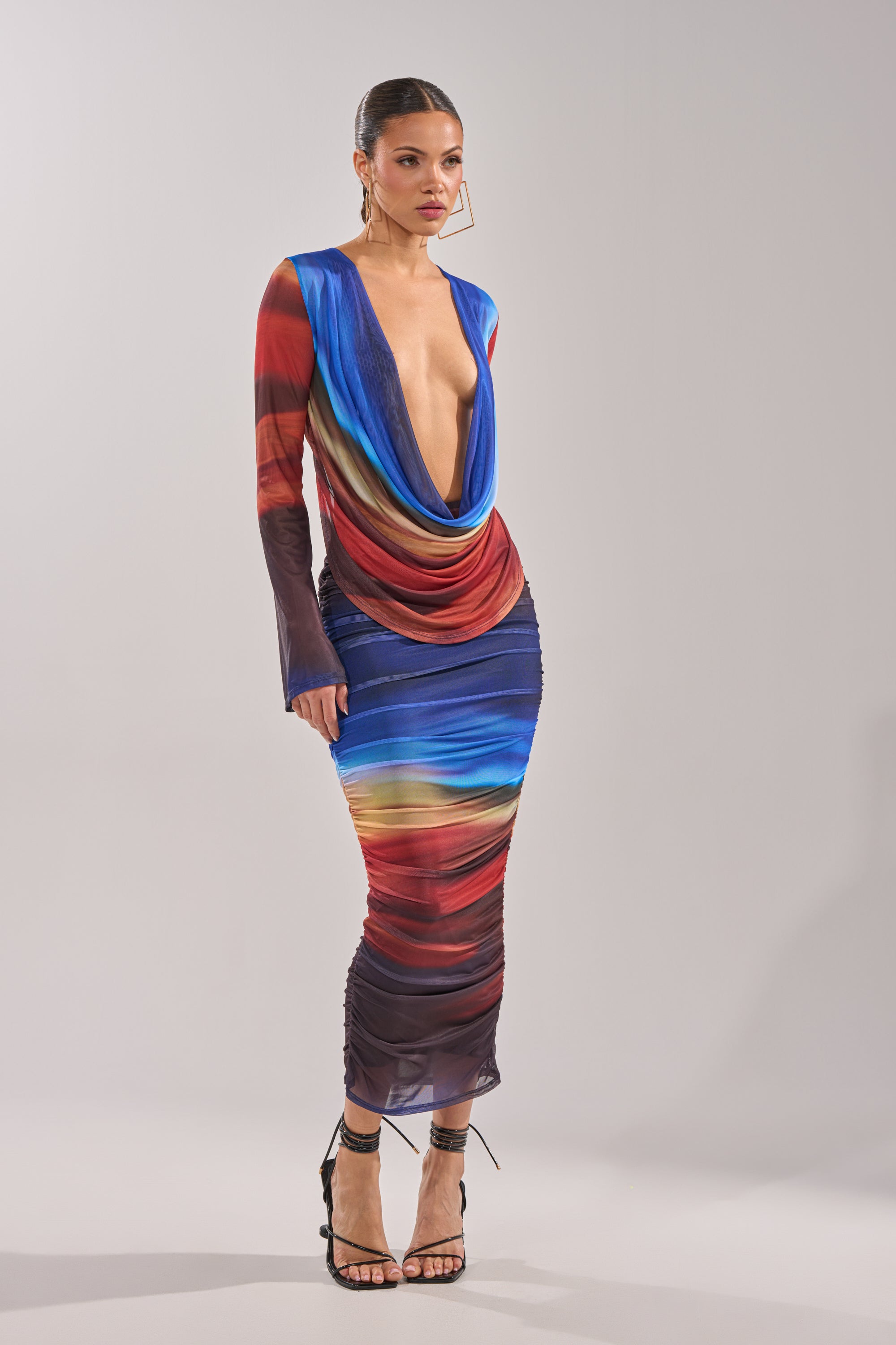 BOOM BOOM MESH MAXI SKIRT