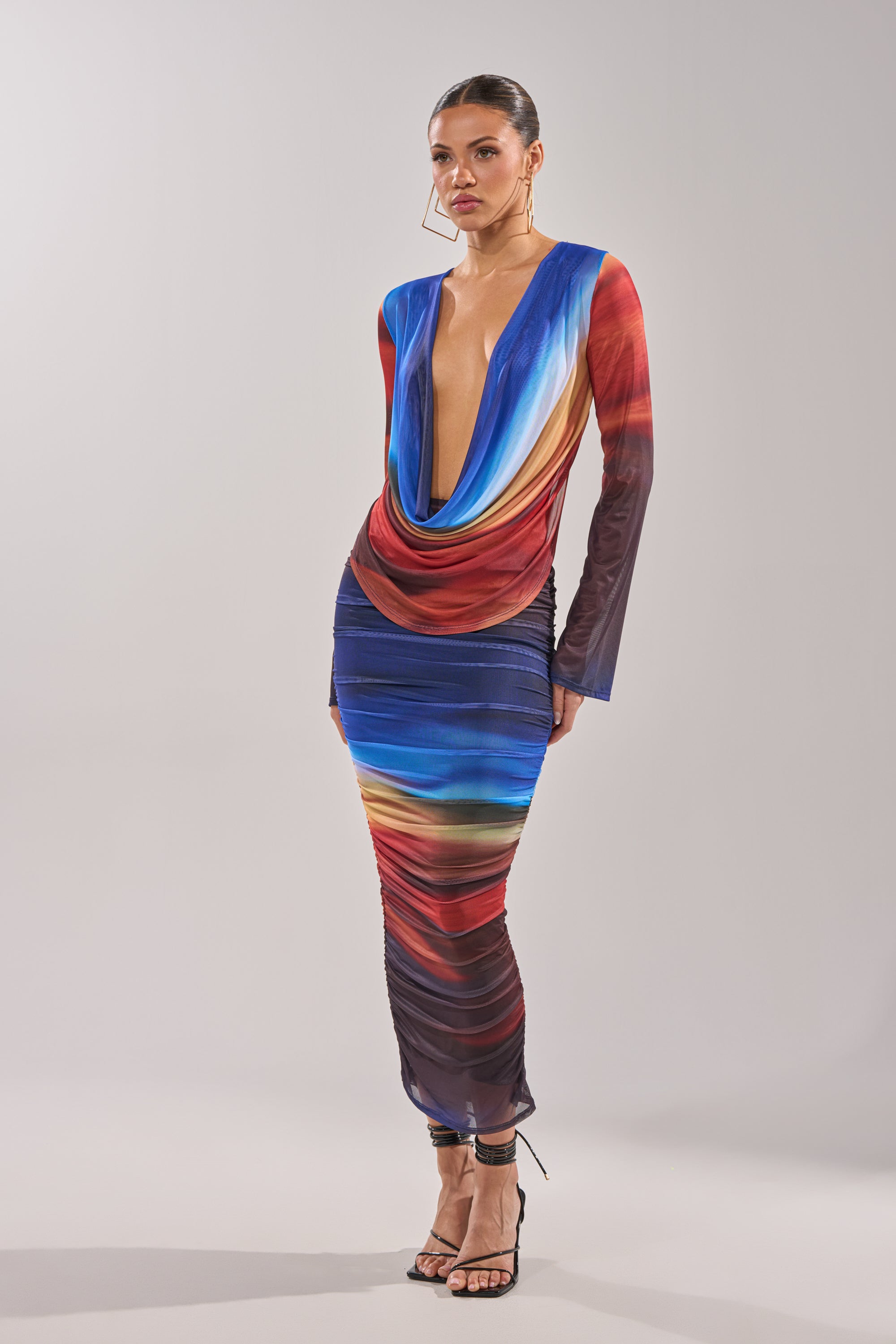BOOM BOOM MESH MAXI SKIRT