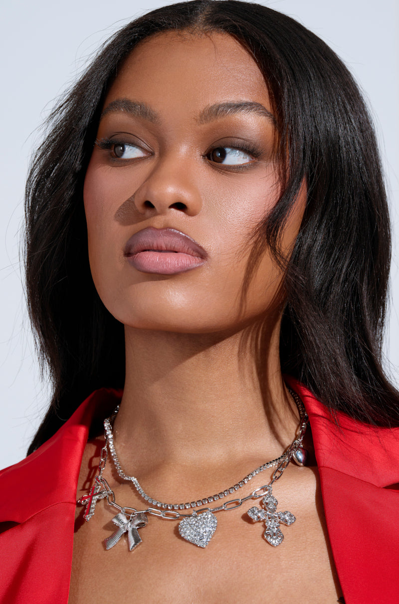 IT GIRL SILVER NECKLACE