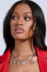 IT GIRL SILVER NECKLACE