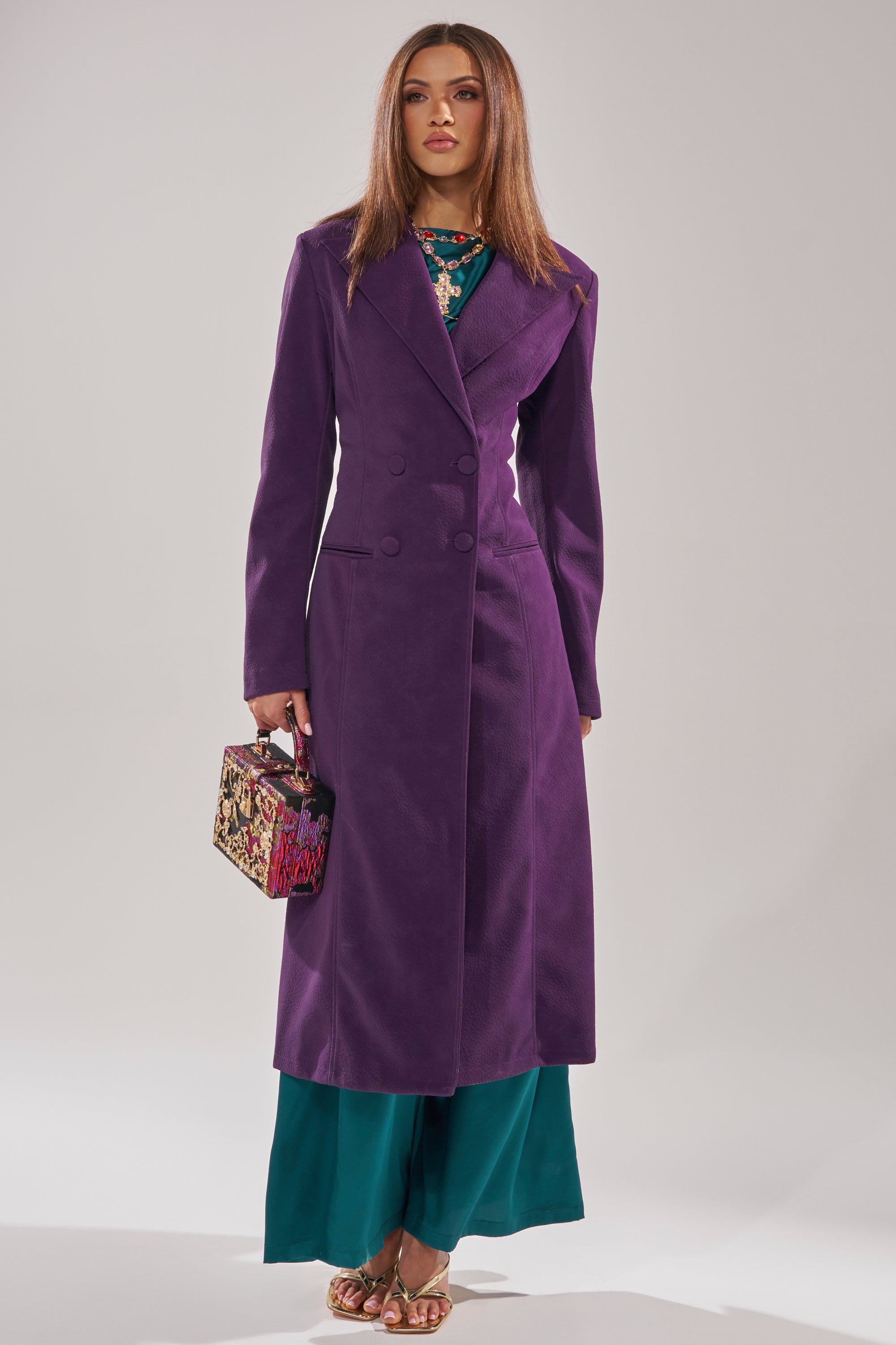 MAEVE SUEDE FEEL TRENCH