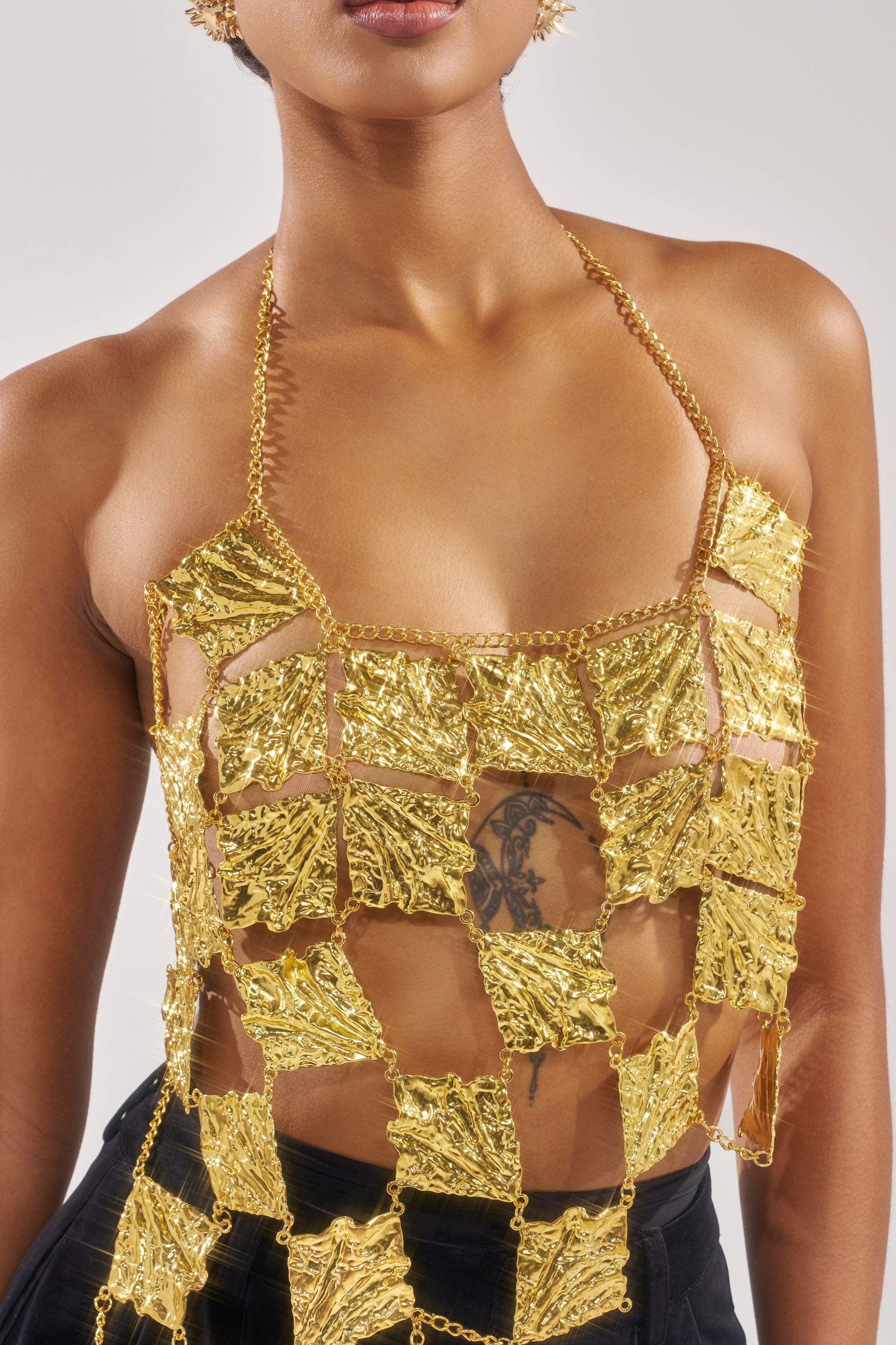 SHOW ME WHAT YOU GOT METAL CHAIN TOP